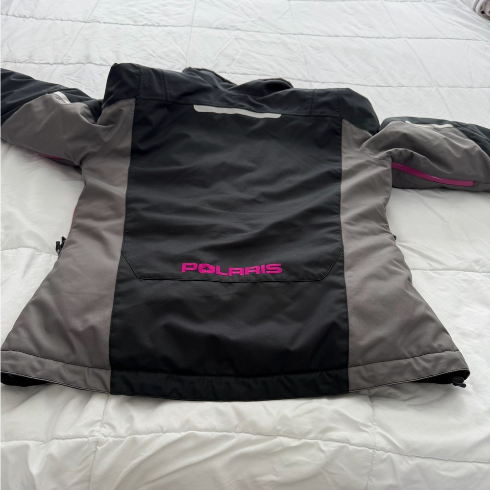 Polaris Women's Ski & Snow Jacket - Black and Pink - Picture 4 of 4